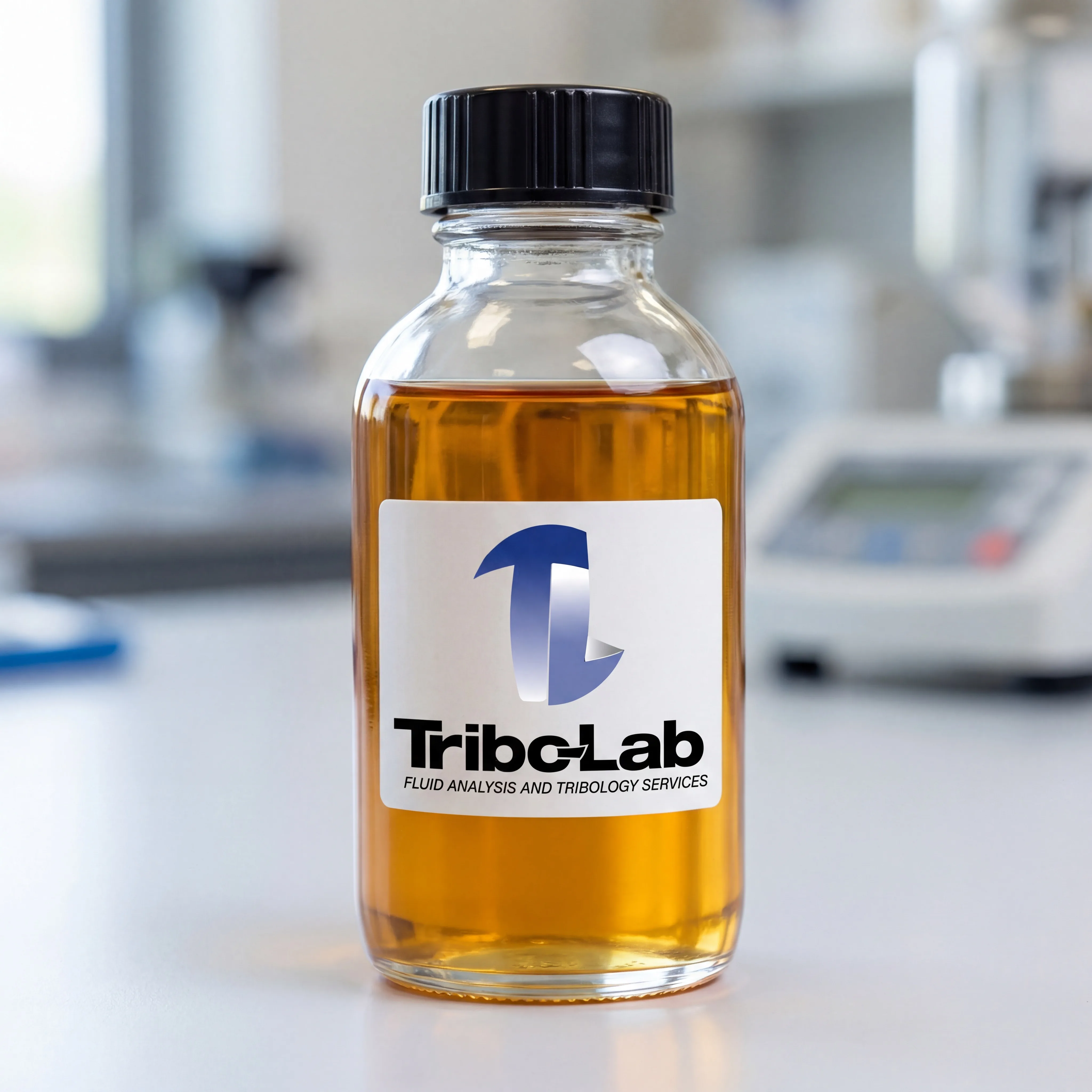 Industrial oil sample — Tribo-Labs fluid analysis